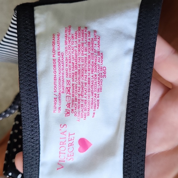 VS stripe light push up front close bra - Picture 6 of 6